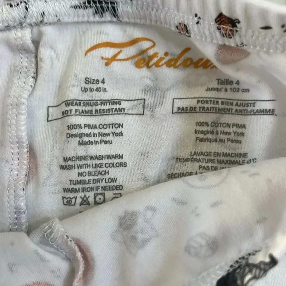 Petidoux HALLOWEEN Pajama Bottom Sz 3T